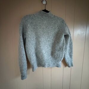 Sézane Alpaca Wool Gray Women's Sweater